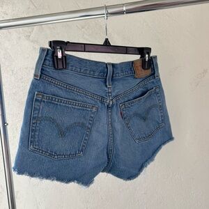 Levi's Blue Denim Cutoff Shorts